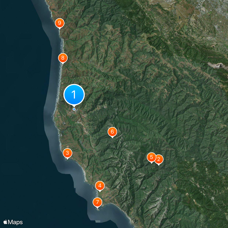 Pescadero Map