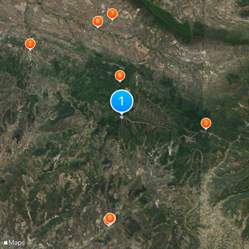 Petilla de Aragón Map