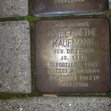 Stolperstein em memória de Margarethe Kaufmann