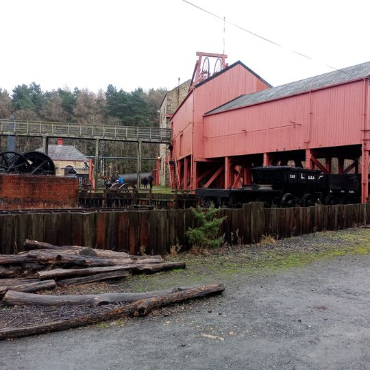 Winding Engine House And Boiler House At The Colliery