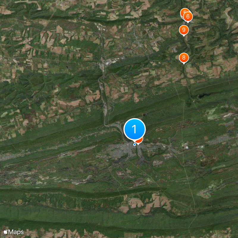 Shamokin Map