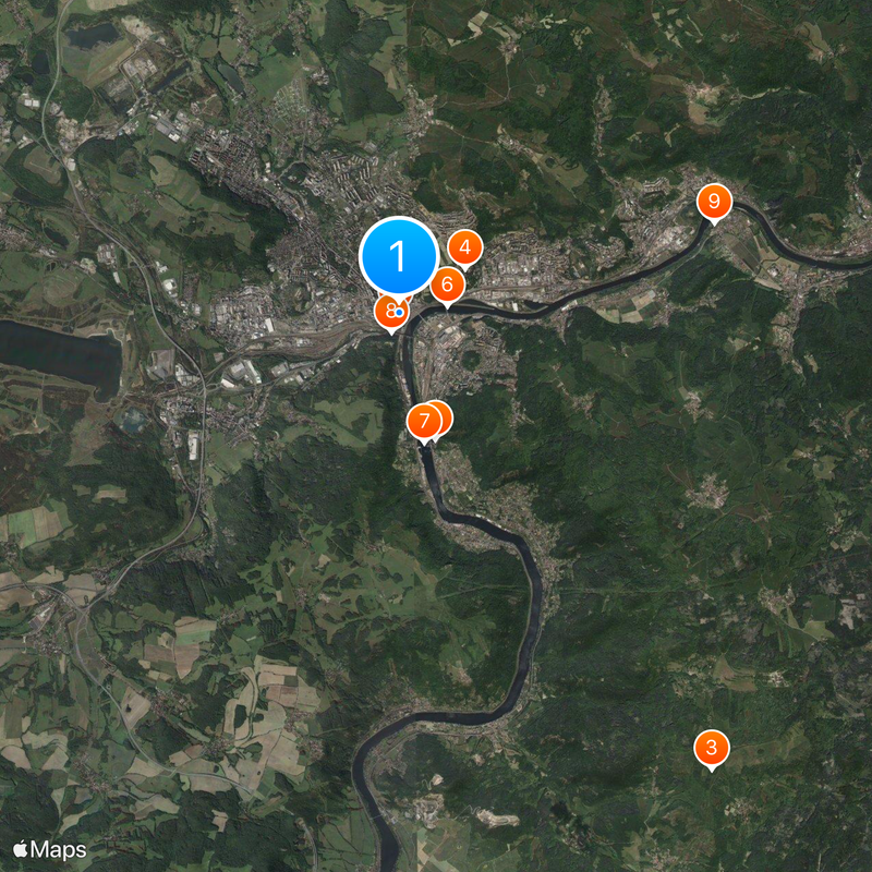 Ústí nad Labem Map