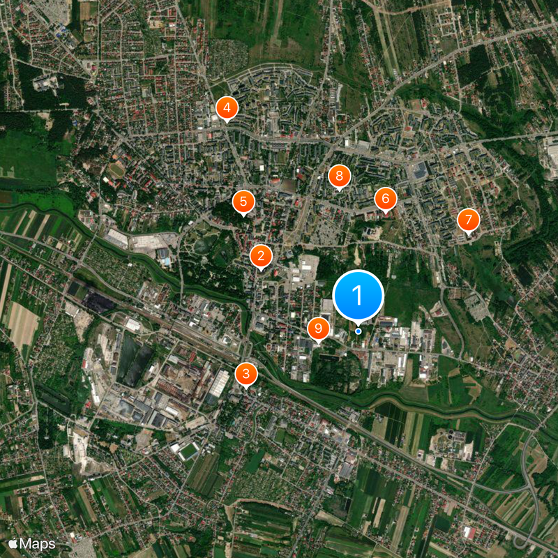 Ostrowiec Świętokrzyski Map