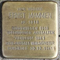 Stolperstein em memória de Ernst Mammen