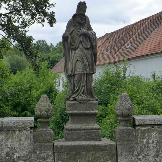 Socha svatého Donáta na mostě ve Lnářích