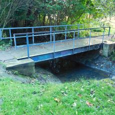 Footbridge over Motolský potok near Vstupní street