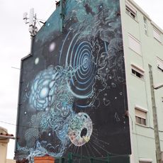 Mural by Mars One, RAM in Bairro da Liberdade