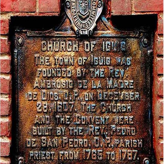 Church of Iguig historical marker