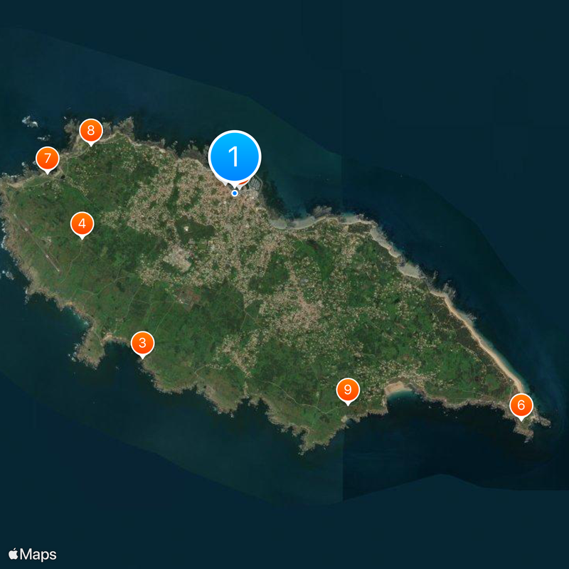 Isla de Yeu Mapa