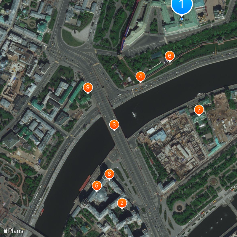 Bolsjoy Kremljovskiy dvorets Kaart