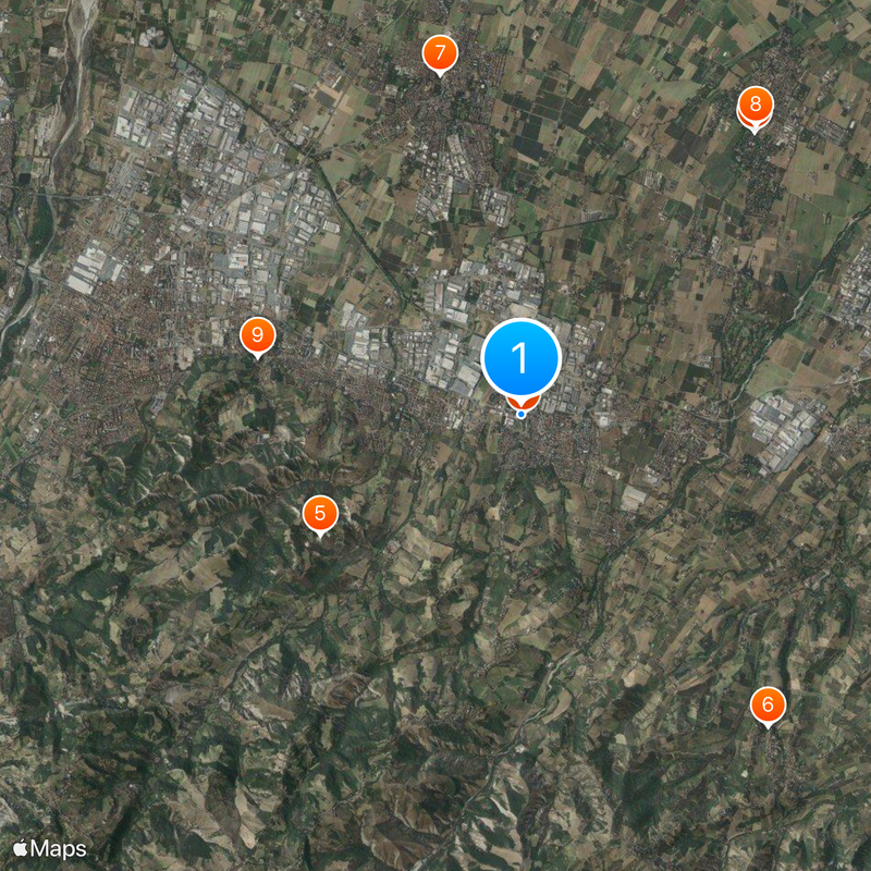 Museo Ferrari Maranello Mappa