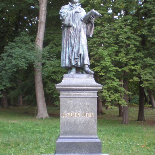 Statue of Martin Luther in Aš