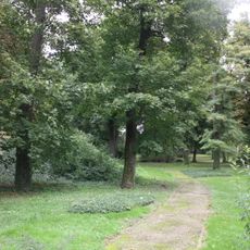 Park around Łuszczewski Palace in Leszno