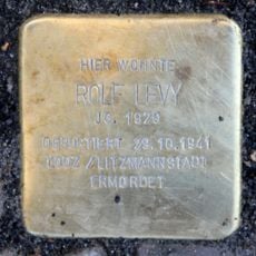 Stolperstein dedicated to Rolf Levy