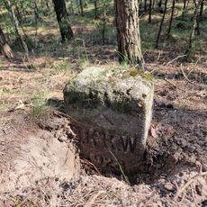 Kamień graniczny pola górniczego