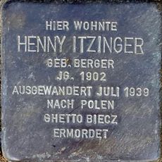 Stolperstein für Henny Itzinger geb. Berger