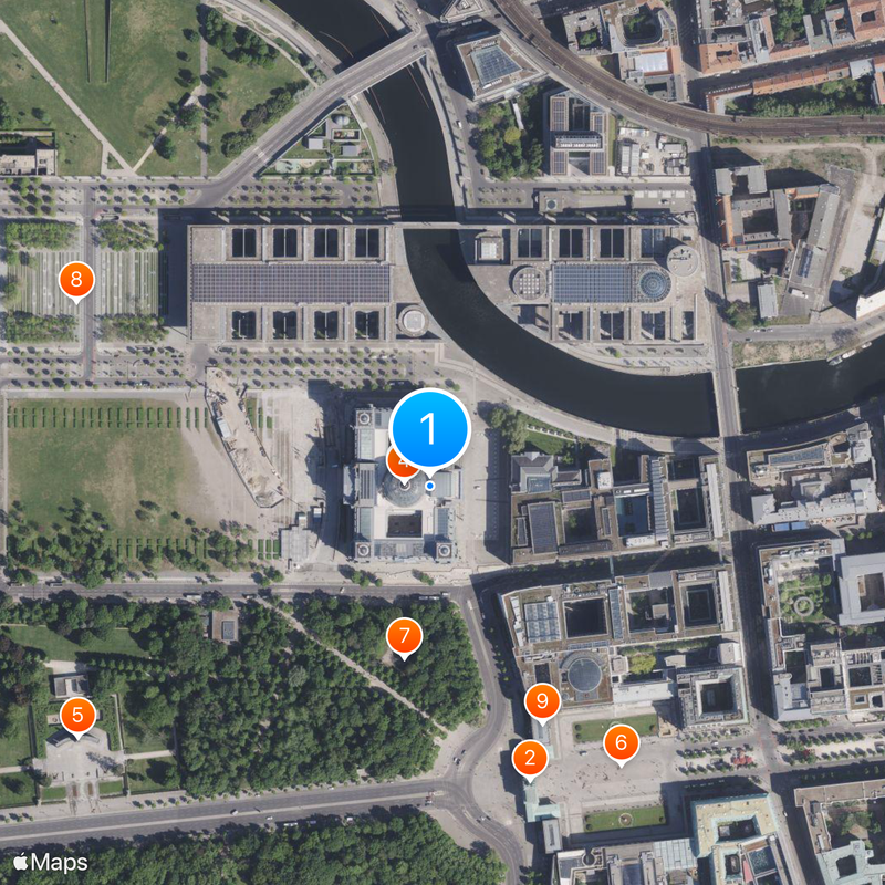 SPD Bundestag fraction Mappa