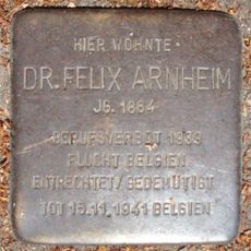 Stolperstein dedicated to Felix Arnheim