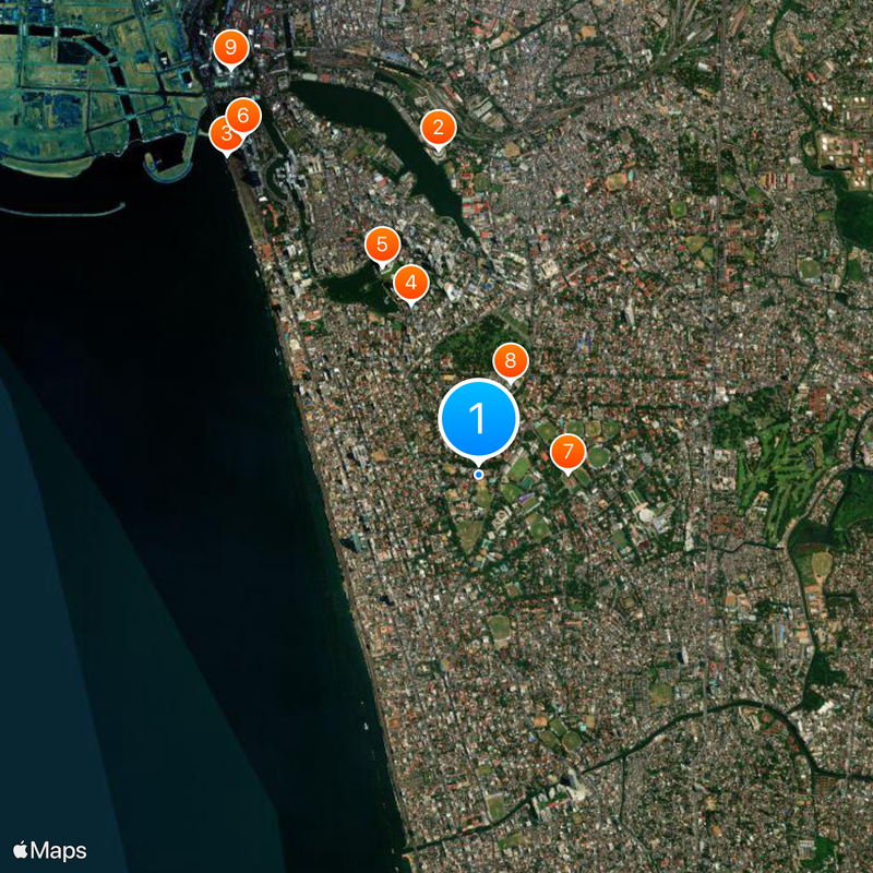 Royal College, Colombo Map