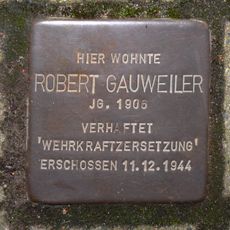 Stolperstein en memoria de Robert Gauweiler
