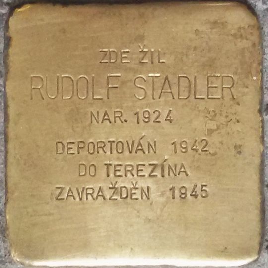 Stolperstein dedicated to Rudolf Stadler