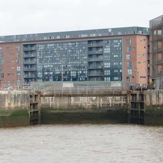 Entrance to Princes Half Tide Dock