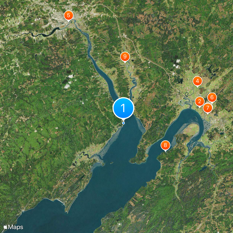 The Rocks Provincial Park Mapa