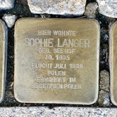 Stolperstein à la mémoire de Ephraim  Langer