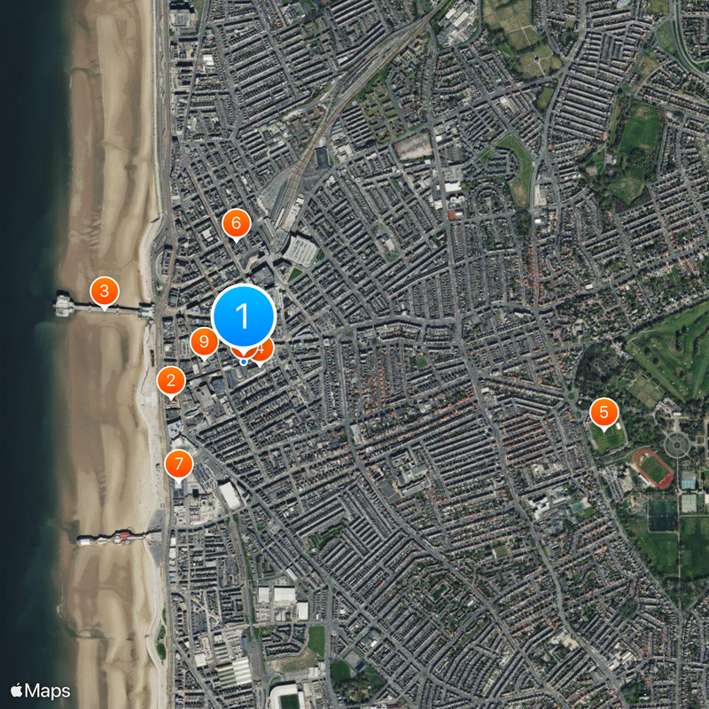 Winter Gardens Mappa