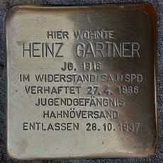 Stolperstein en memoria de Heinz Gärtner