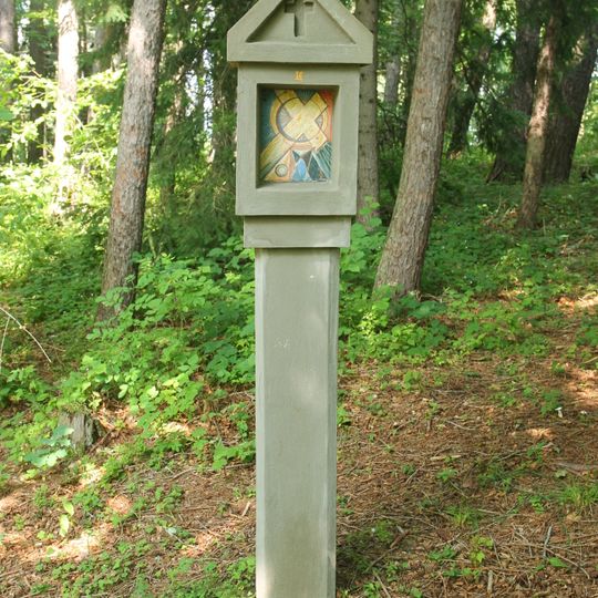 Křížová cesta na Mařském vrchu, zastavení číslo II