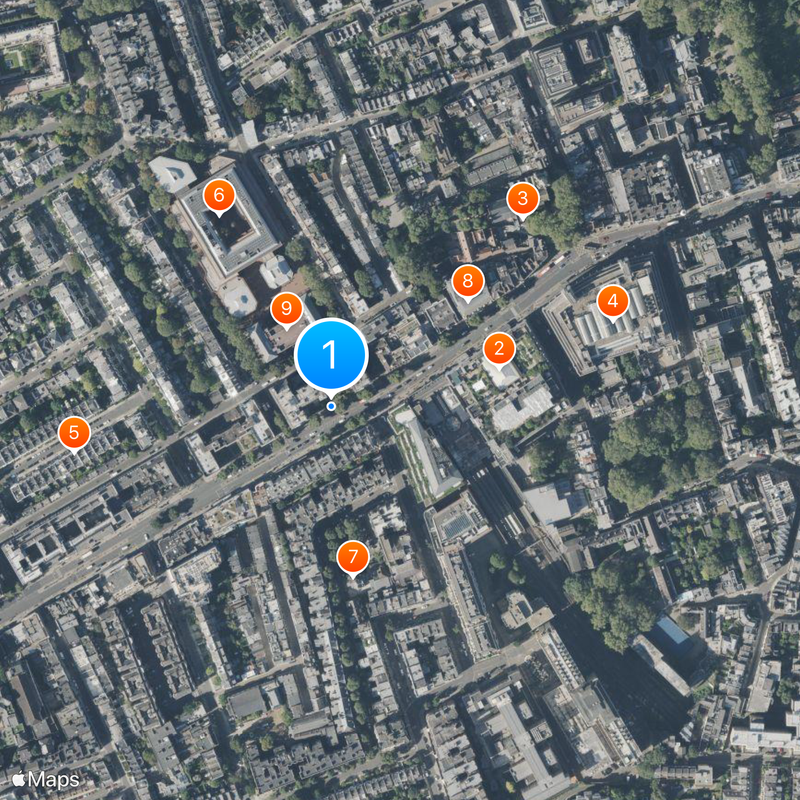 Kensington High Street Map