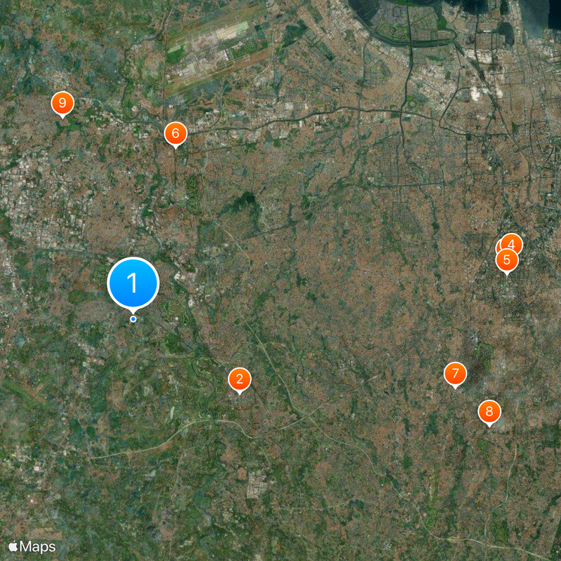 Multimedia Nusantara University Map