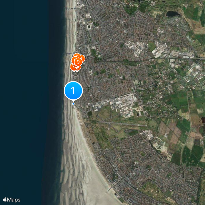 Blackpool tramway Map