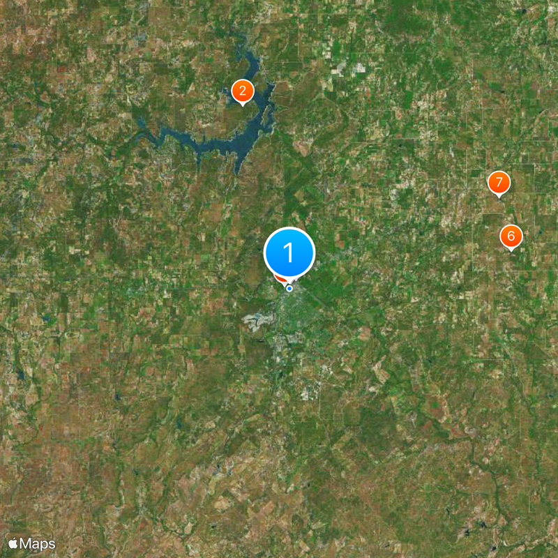 Howard Payne University Map