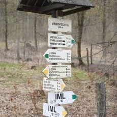 Rozcestník Vrbovec - rybník