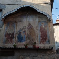Affresco Madonna con Santa Lucia