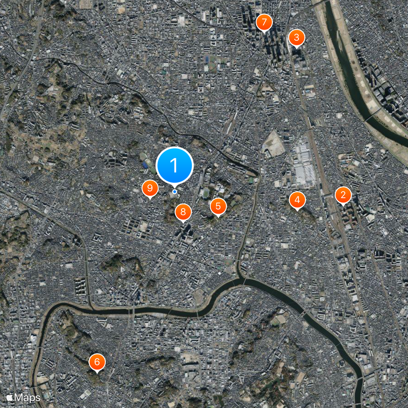 Keio Futsubu School Map