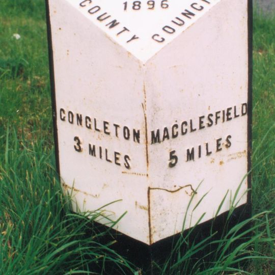 Milepost, opp. Maypole Farm