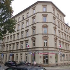 Mietshaus, Eckhaus Karl-Liebknecht-Straße 29