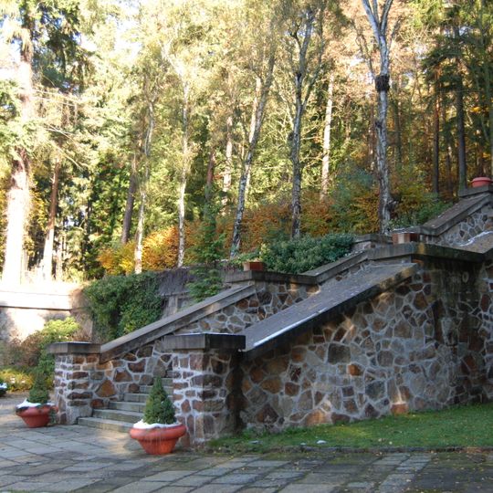 Forest cemetery in Písek
