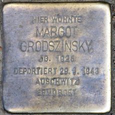 Stolperstein dedicated to Margot Grodszinsky