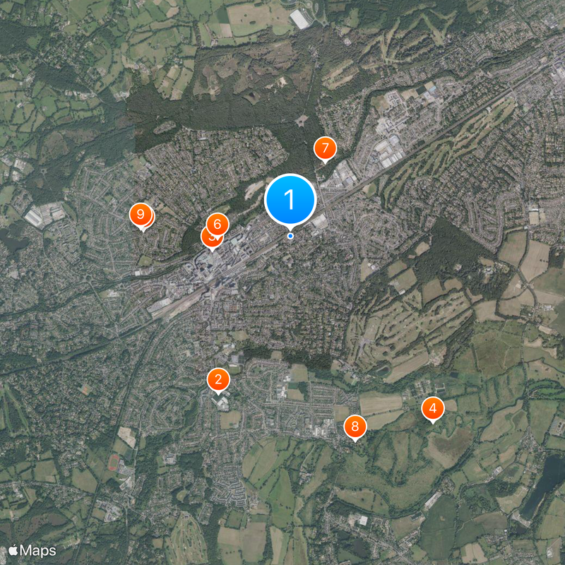 Shah Jahan Mosque Kaart