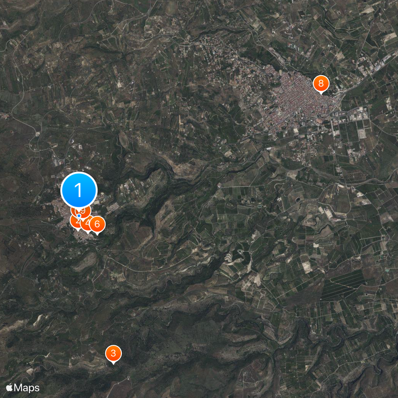 Militello in Val di Catania Map