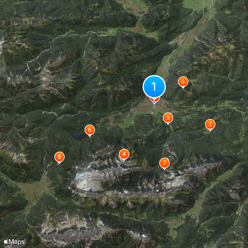Garmisch-Partenkirchen Carte