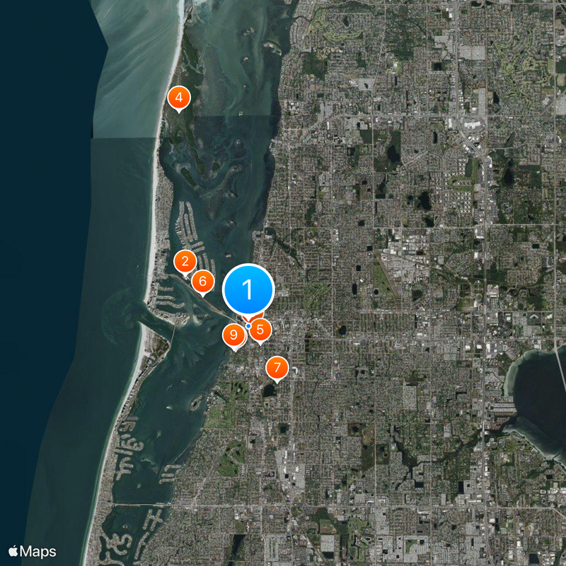 Fort Harrison Hotel Map