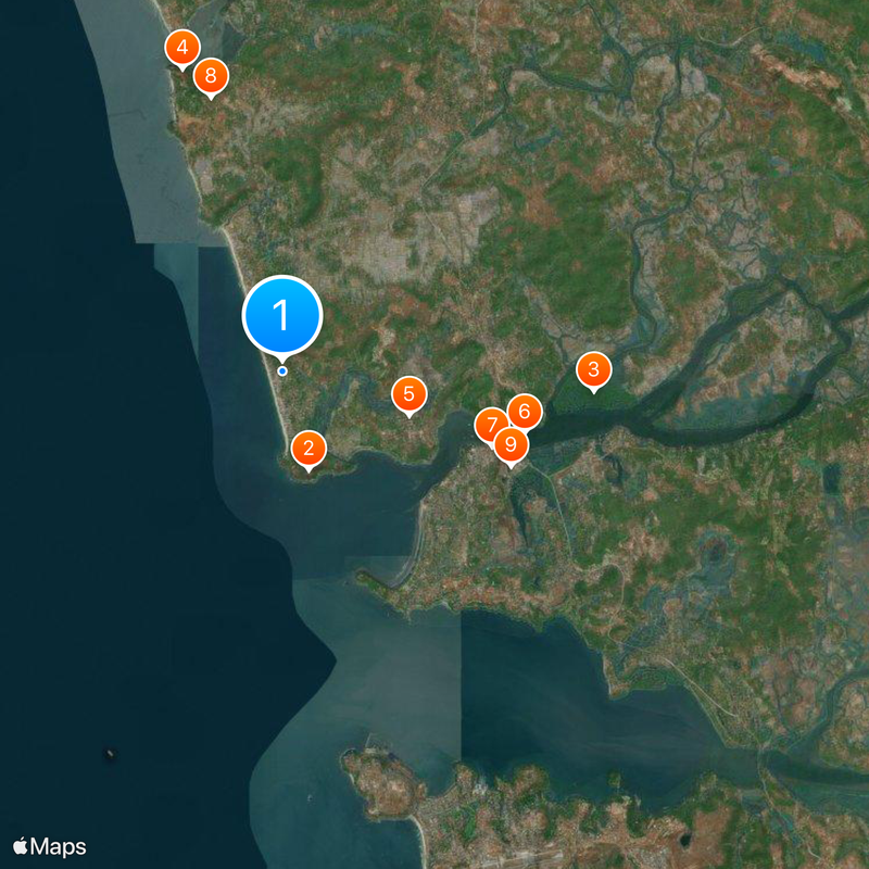 Candolim Map