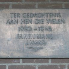 Plaquette in het NS-station