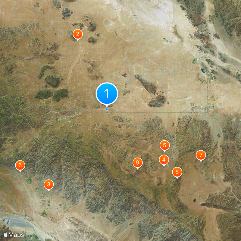 Rancho De La Luna Mapa