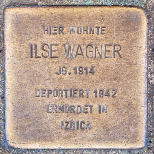 Stolperstein dedicated to Ilse Wagner